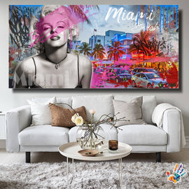 Marilyn Monroe On Ocean Dr. Miami Beach