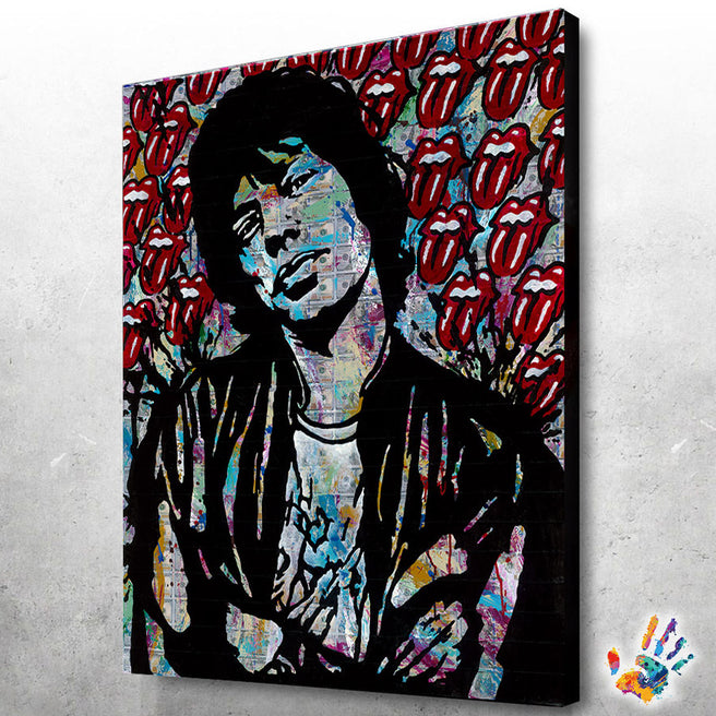 MICK JAGGER ON $100 BILLS