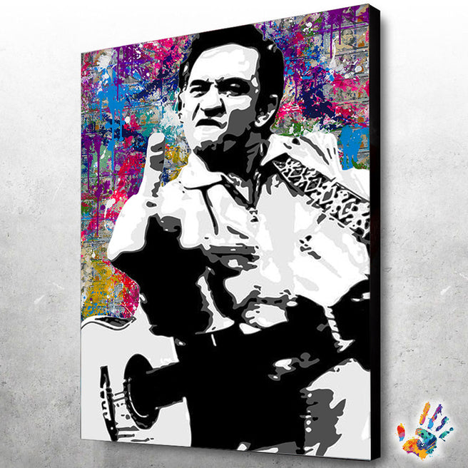 Johnny Cash in Colors